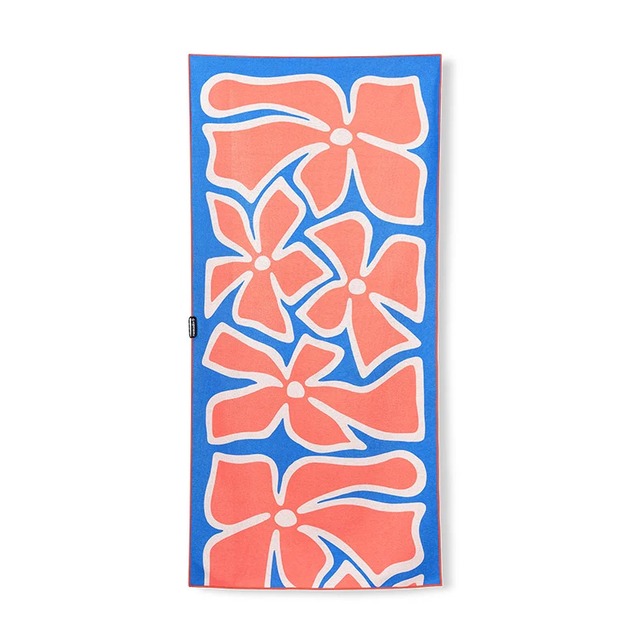 THE NOMADIX（ノマディックス）CAR SEAT COVER TOWEL -WILD FL ST BLUE RED　高吸収タオル・カーシートカバー