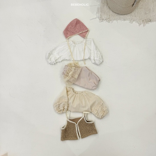 ꒰ 即納 ꒱ frill blouse