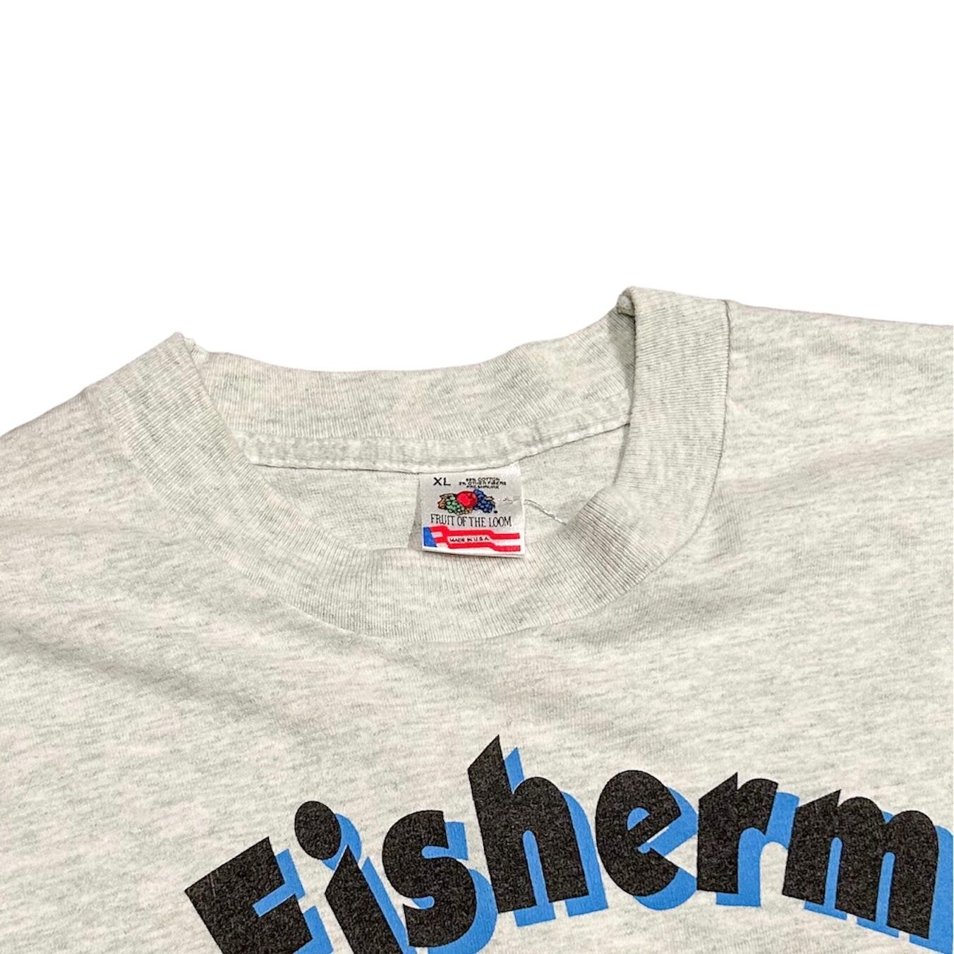 90s USA製 ユーモア　フィッシャーマン Tシャツ
