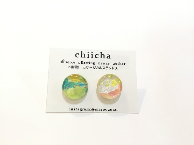 chiicha まるいピアス