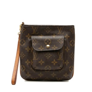 ルイ ヴィトン モノグラム パルティシオン アクセサリーポーチ M51901 ブラウン PVC レザー レディース LOUIS VUITTON 中古