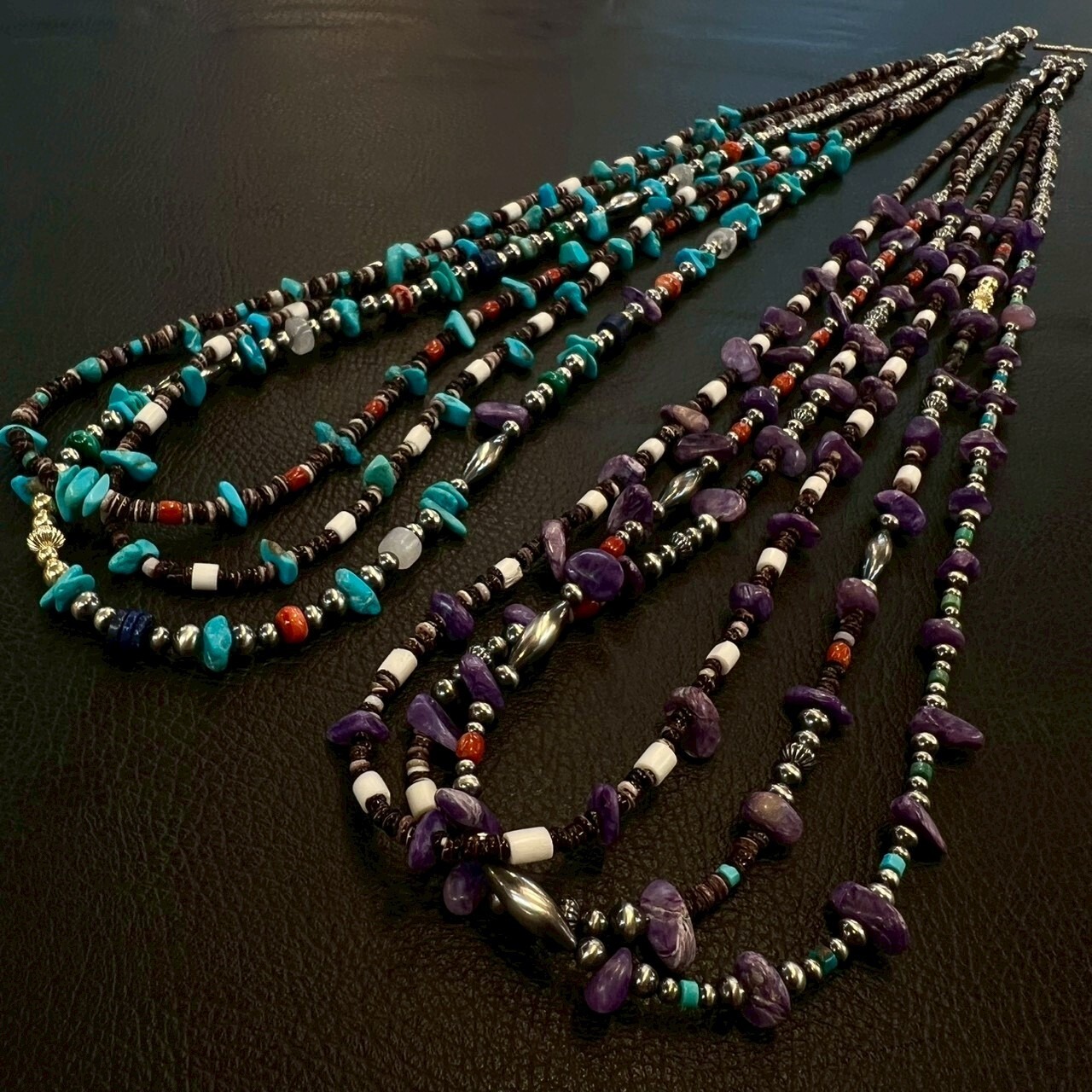 ブライト（Bright）ネックレス（3 strand necklace）80cm - 6