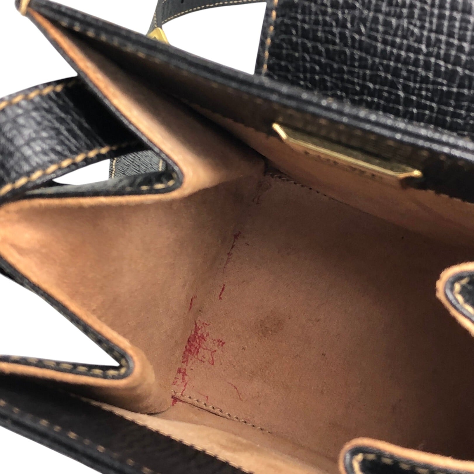 LOEWE ロエベ ショルダーバッグ ブラック ロゴ レザー ターンロック