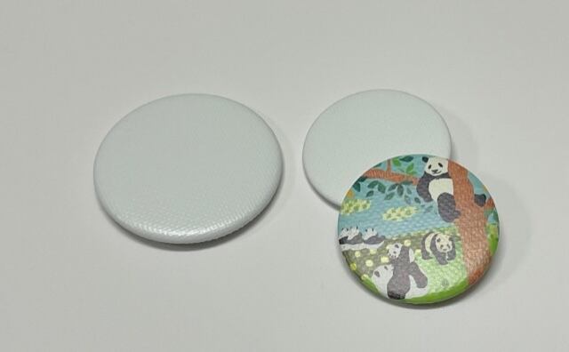 缶バッチ ターポリン巻き 56mm 安全ピン 10個セット