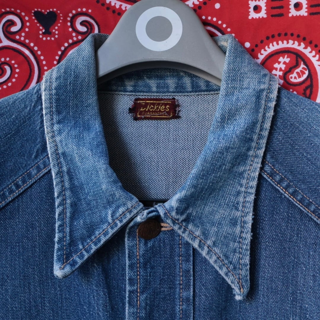 40's-50's DICKIES DENIM JACKET | WHITE CIRCLE
