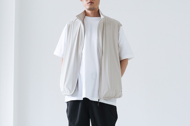 WATER REPELLENT TAFFETA - OUTDOOR VEST : 撥水タフタ - アウトドアベスト