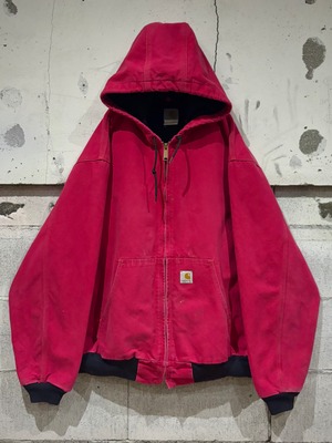 【Caka otto】 "Carhartt" Vivid Red Color Vintage Active Jacket