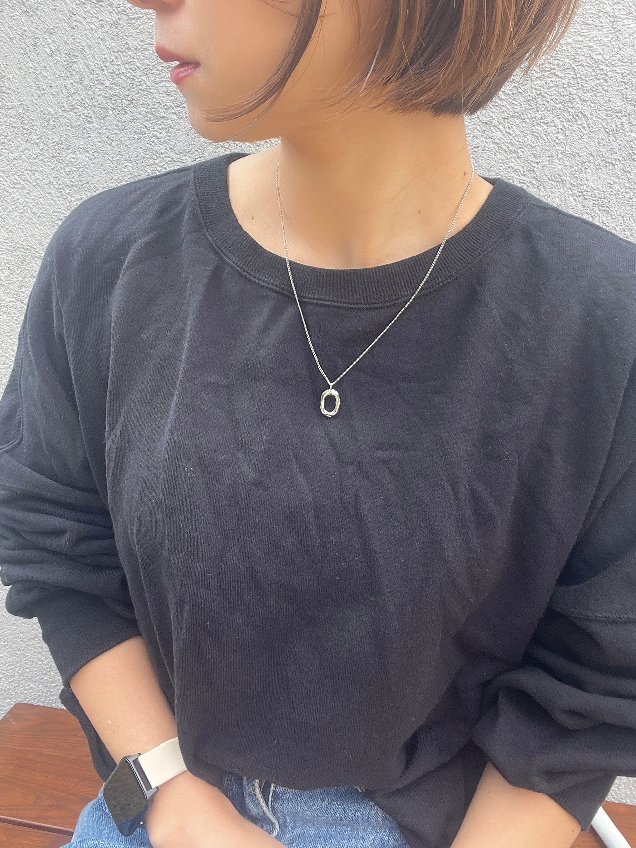 オーバルネックレス