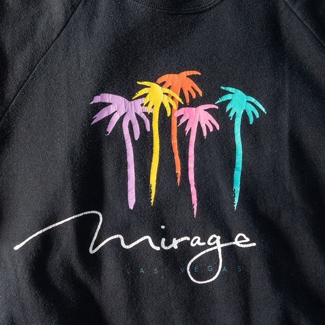 "Mirage LAS VEGAS" vintage '80s Souvenir sweat