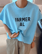 【新作5%OFF・3日間】Farmer Loose T-shirts_2colors