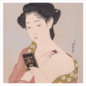 橋口五葉 　化粧の女 / Woman Applying Makeup