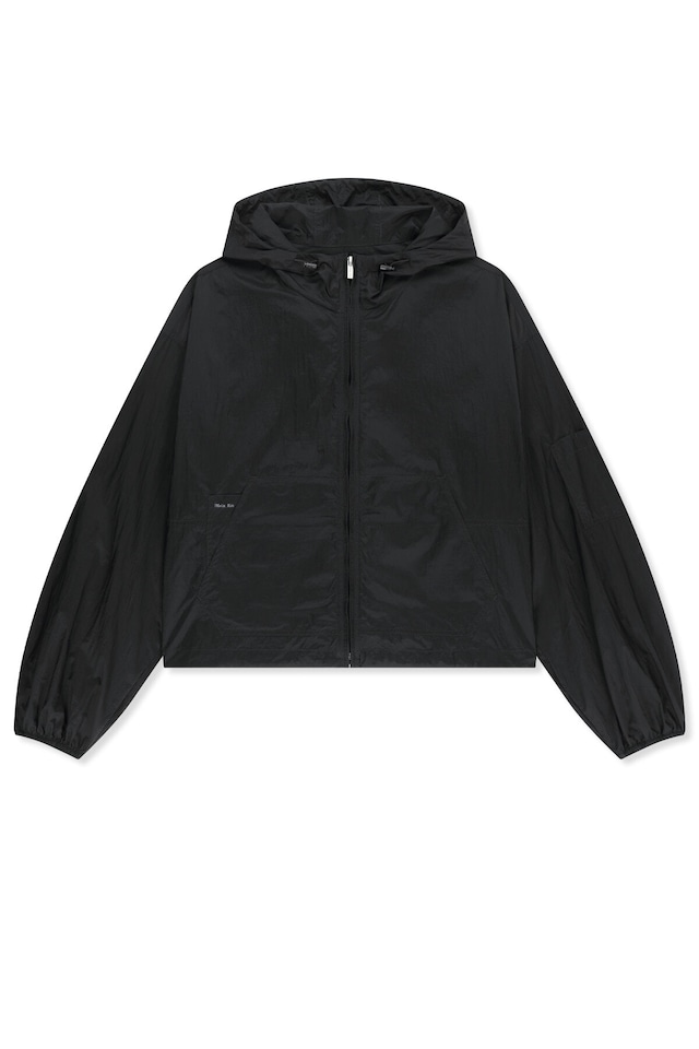 [Matin Kim] BACK LOGO HOODY WINDBREAKER FOR WOMEN IN DARK BROWN 正規品 韓国ブランド 韓国通販 韓国代行 韓国ファッション マーティンキム matinkim 日本 店舗
