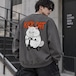 KICK CATTR / キャットグラフィック クルーネックスウェット / バックプリント / ユニセックス