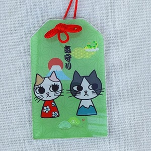 北千住専門お土産屋さん 　オリジナルあさひくん＆ふじこちゃんお守り