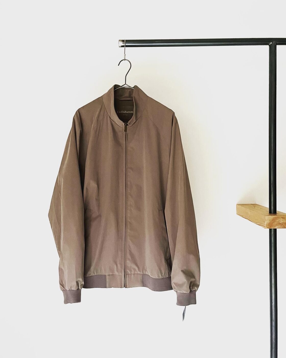 Croft&Barrow] polyester×nylon zip up jacket | Pay ID