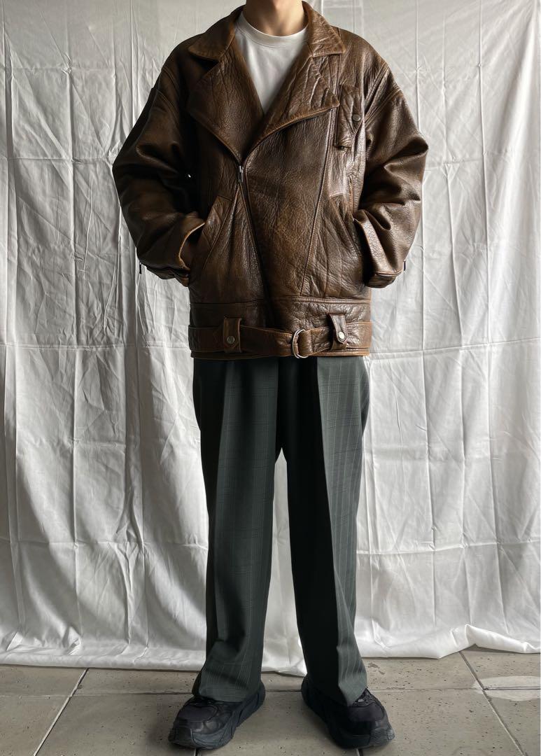used Big Leather Riders Jacket 
