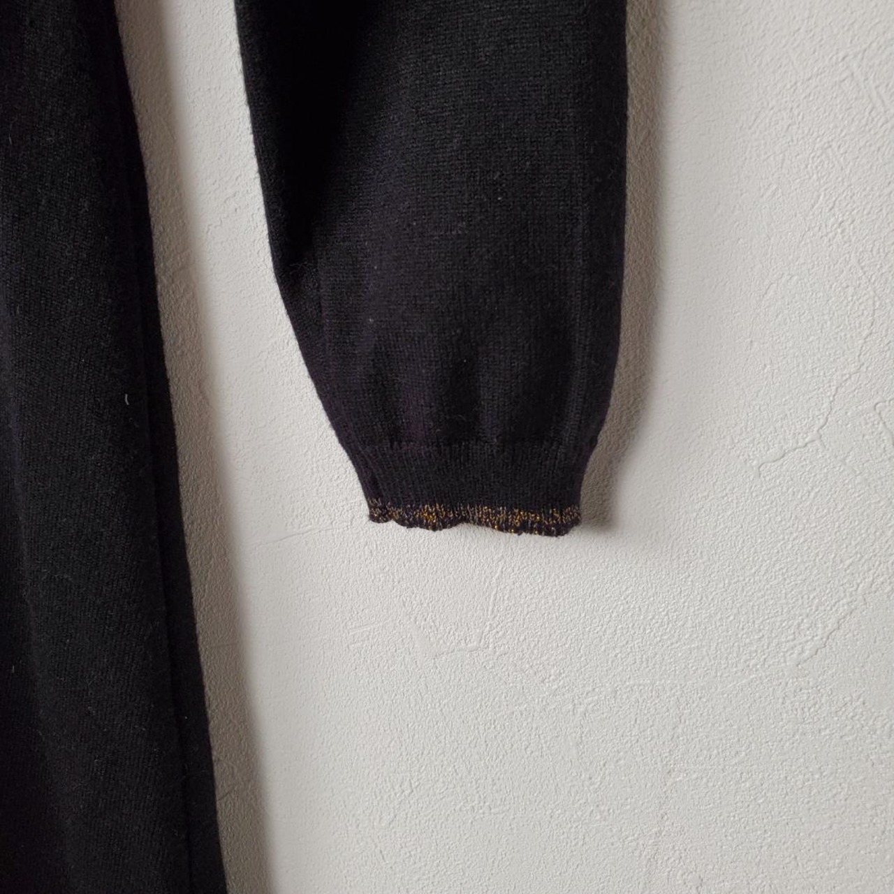 【USED】韓国ニットワンピース　1枚でコーディネート完成　楽チンコーデ