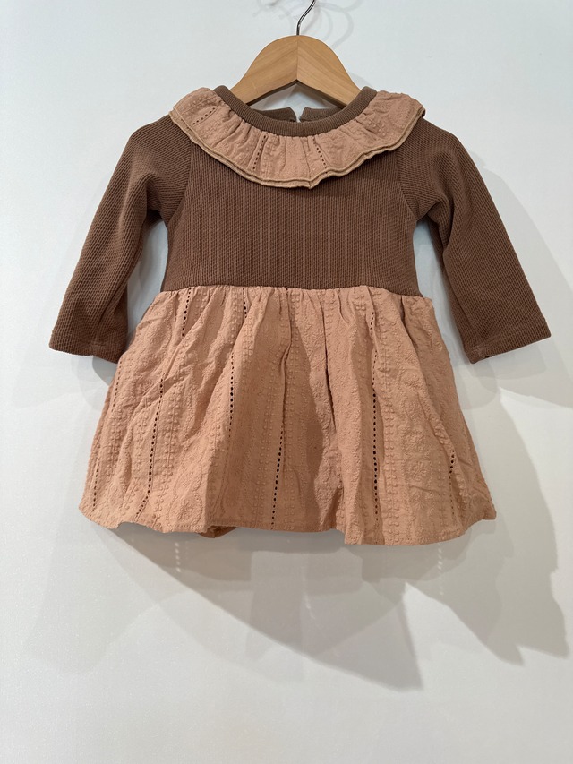 kids:ocean&ground・LaStella /フリルカラースカートロンパース　80㎝　　