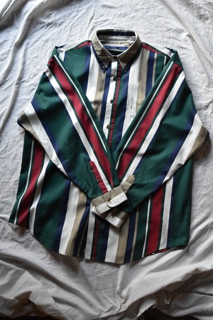 Design Stripe Button-Down Shirt