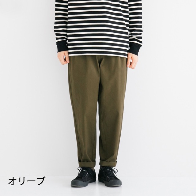 リネン RINEN 16/1チノテーパードイージーパンツ(R43305)全3色