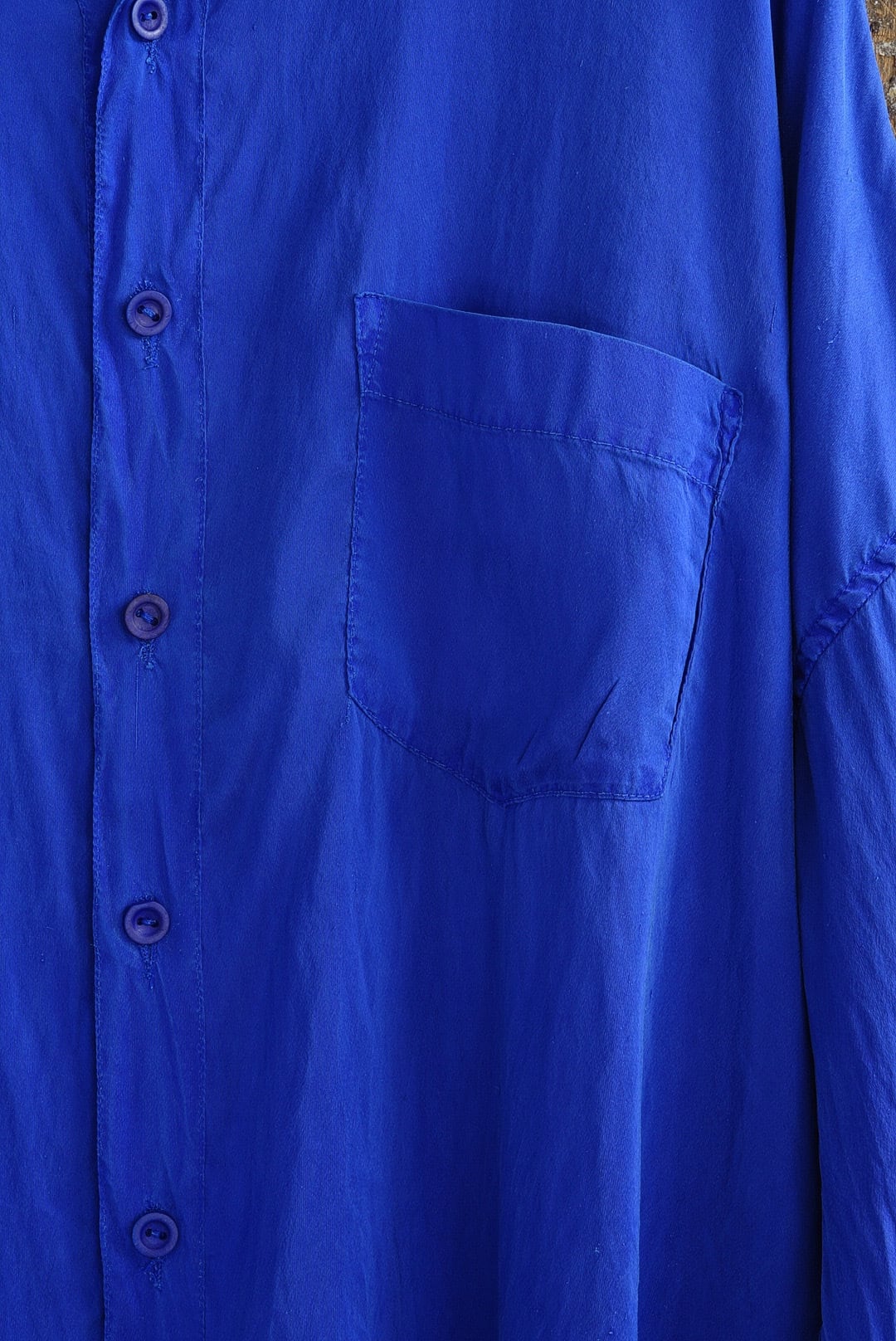 CHEZ VIDALENC - SILK SHIRT AXL / HYDRANGEA | Brownie