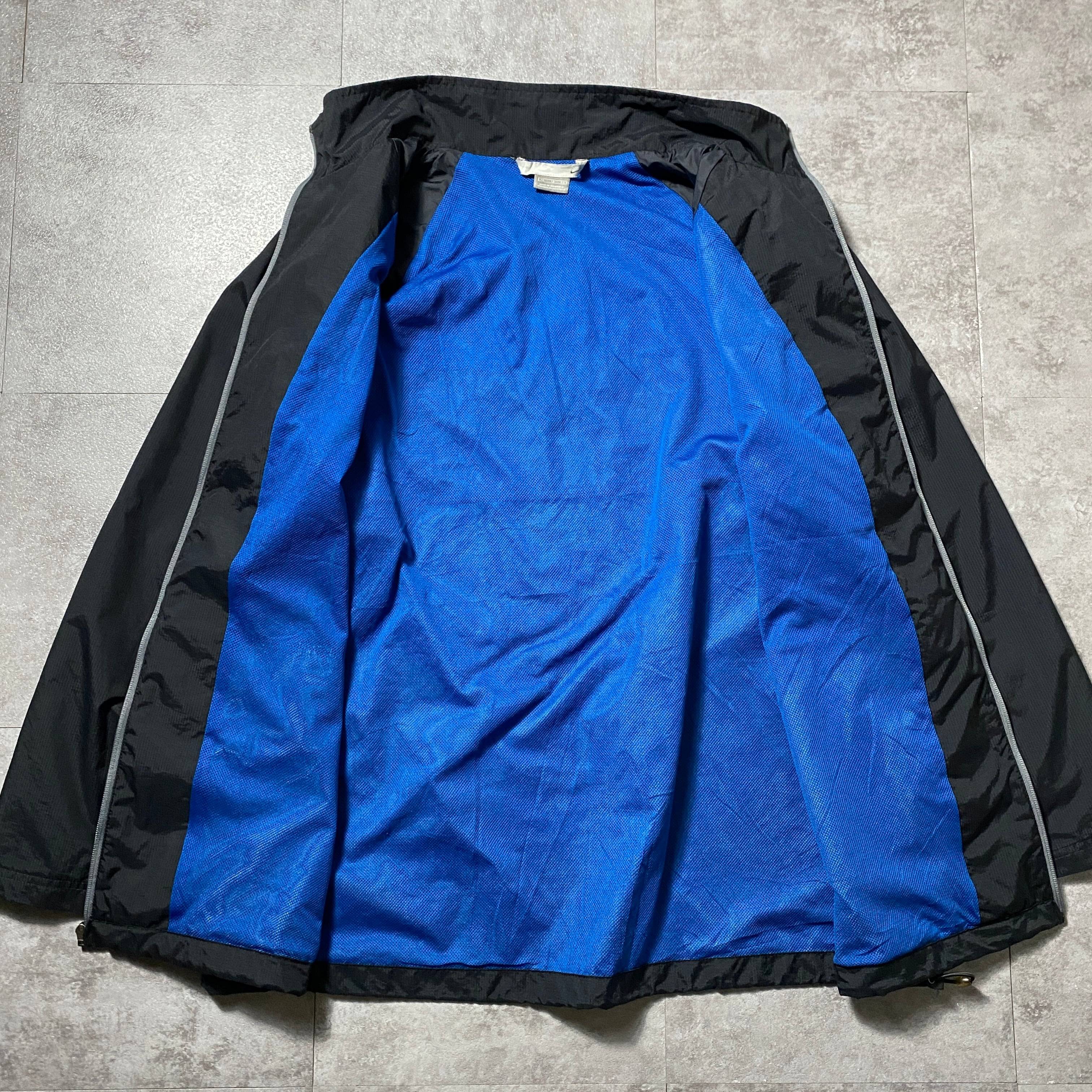 Size.XL】00's NIKE ナイキ スウォッシュ 刺繍ワンポイント テック系