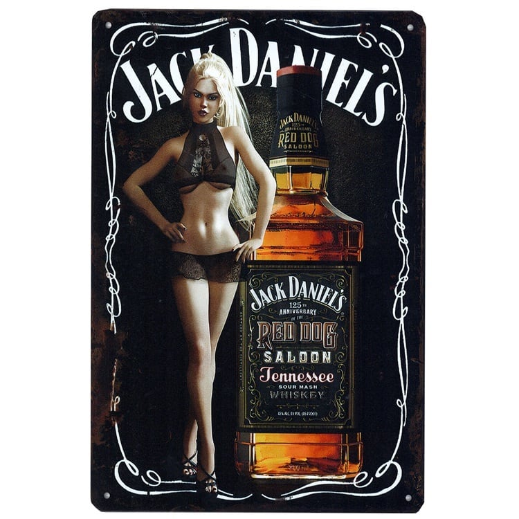 JACK DANIEL'S ジャックダニエル ブリキ看板 メタルサインプレート
