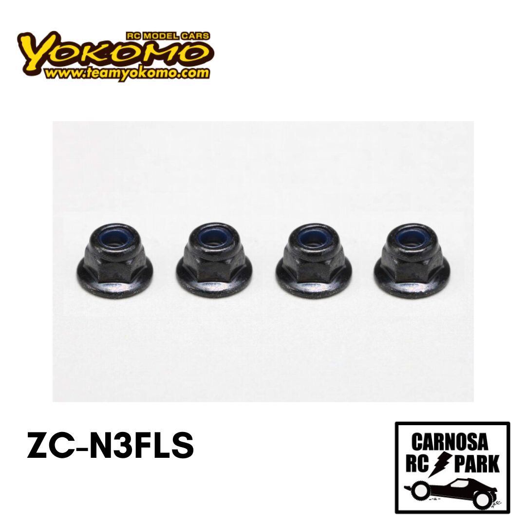 YOKOMO ヨコモ】スチール製M3フランジロックナット(4個入)[ZC-N3FLS