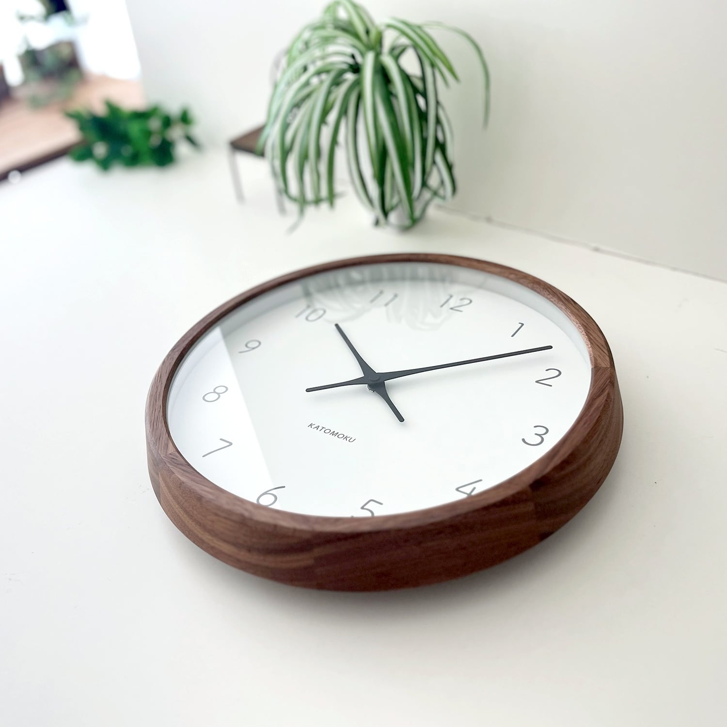 KATOMOKU muku clock 7 ウォールナット km-93WA 掛け時計 | 加藤木工