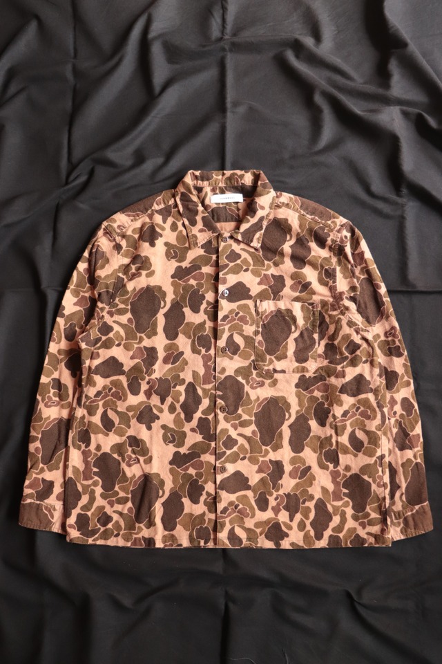 Johnbull/ジョンブル　camouflage shirt　JM263S04