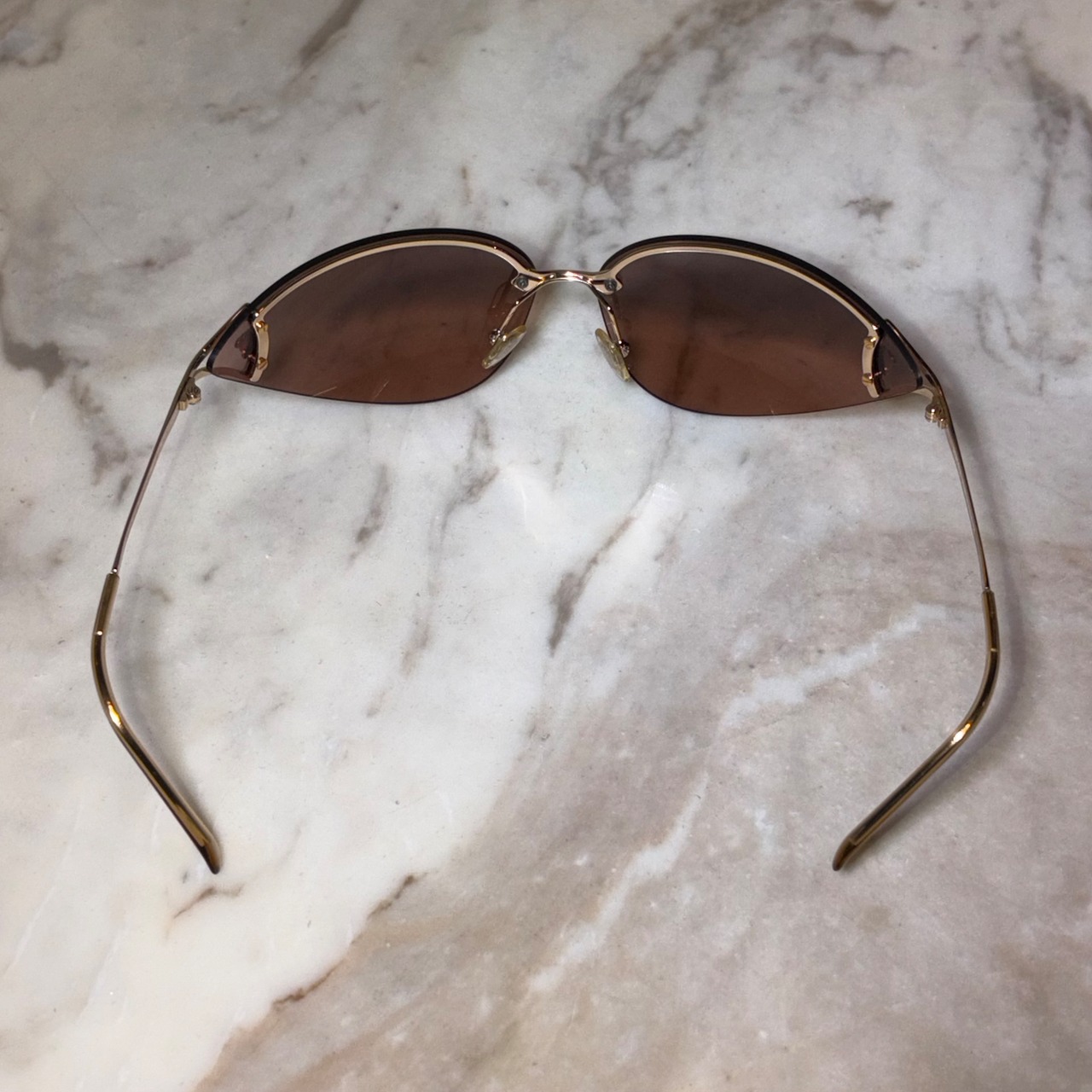 VERSACE rimless sunglasses