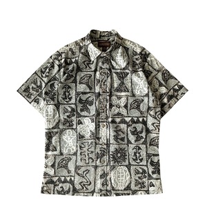 USED Aloha shirt / Cooke street / size M
