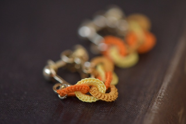 輪飾り イヤリング