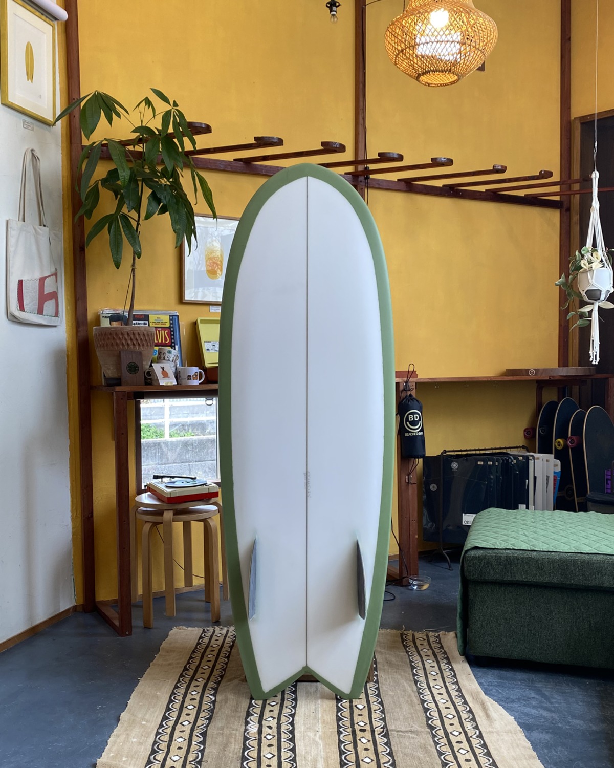 FULLISH 5'8 ミリタリー・グリーン Beau Difiore | Beach Market casa9