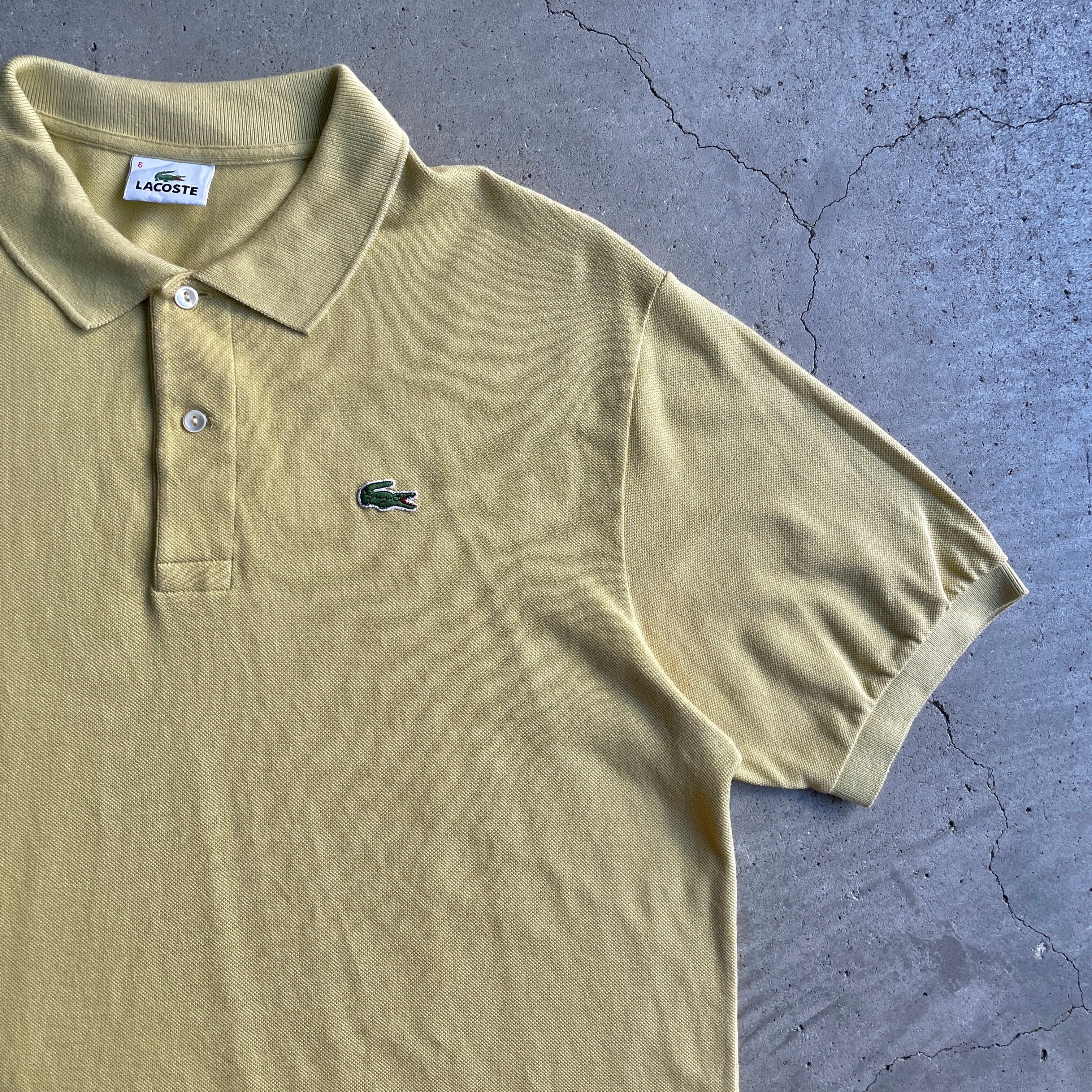 LACOSTE ラコステ 鹿の子 ポロシャツ メンズXL相当 古着 ワンポイント