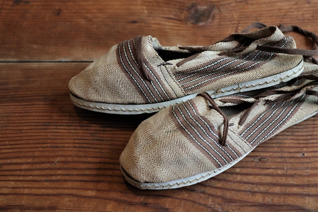 Pays Basque Vintage Espadrilles 〜Brun〜