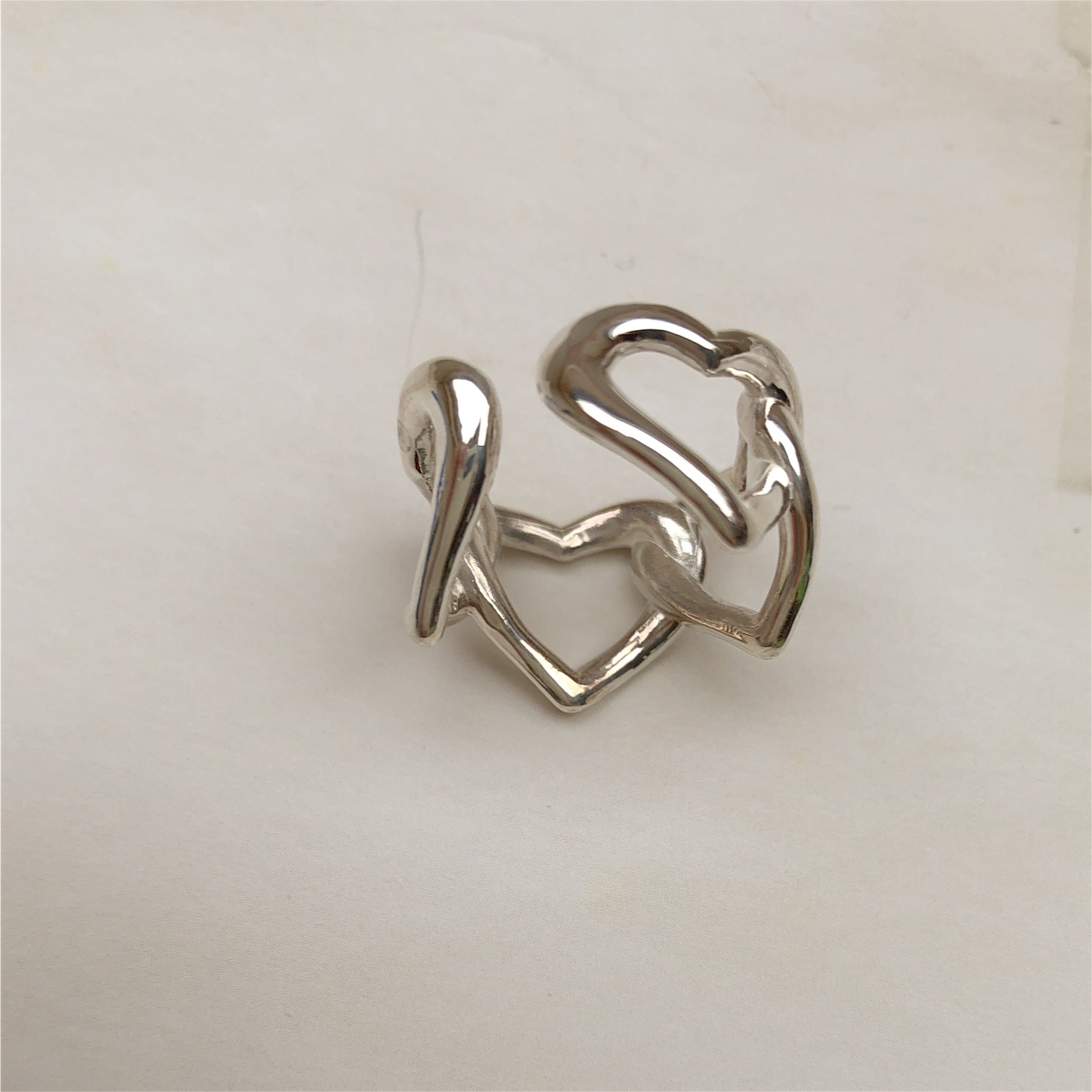 LANIE HEART 4連RING SILVER925 HEART 4連RING SILVER925 #LJ19013R | LANIE