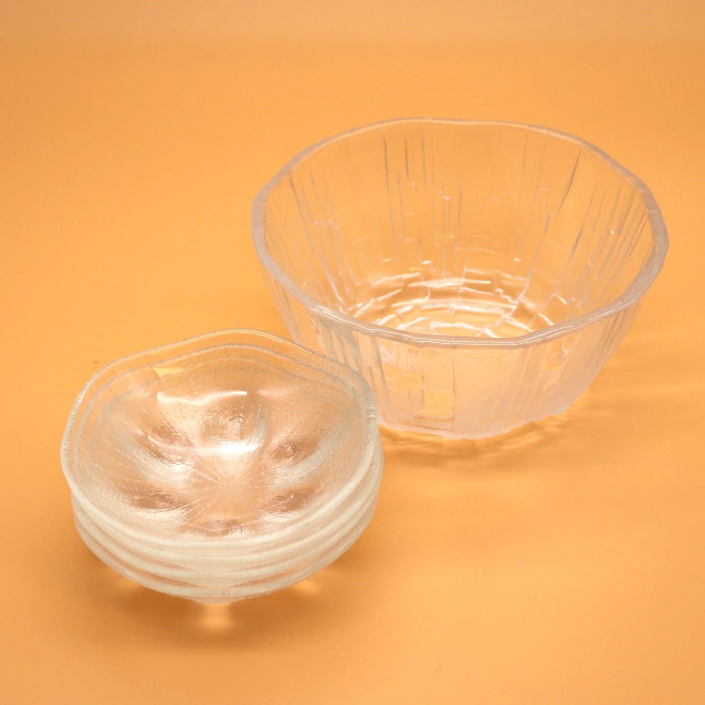ガラスボウル・ガラス小鉢・盛鉢・食器・5点セット・No.200815-130