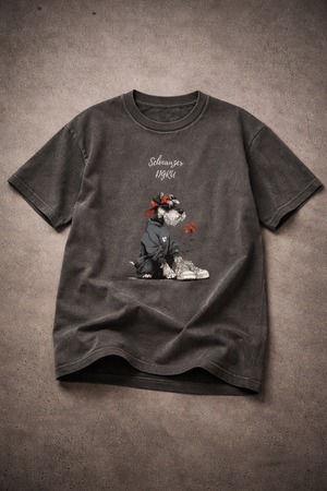 シュナウザー　vintageTシャツ