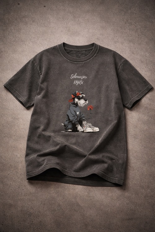 シュナウザー　vintageTシャツ