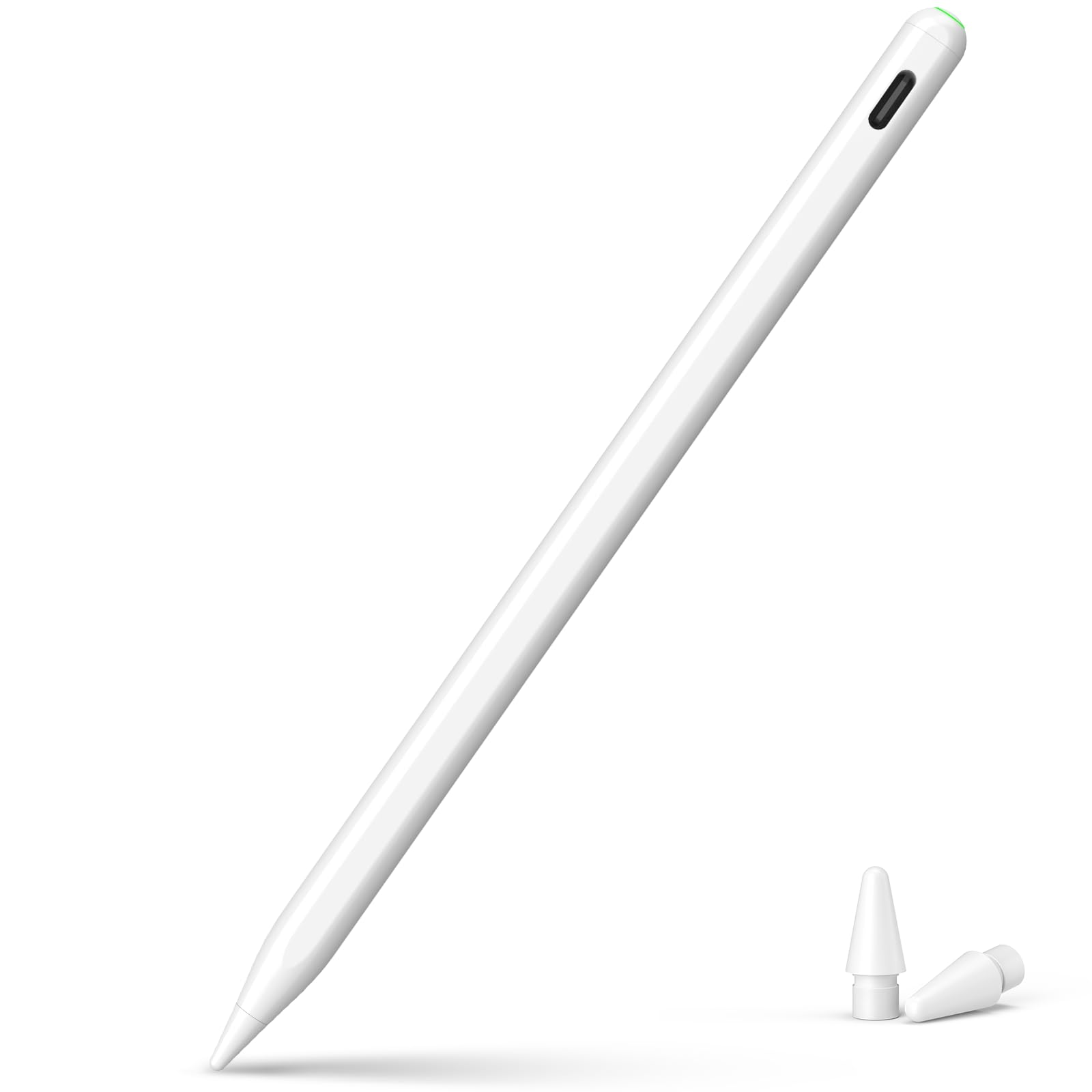 MEKO 35時間連続使用 タッチペン ipad 230mAh大容量 6分急速充電 RGB残量表示 傾き感知 iPad Pro/Air/mini対応