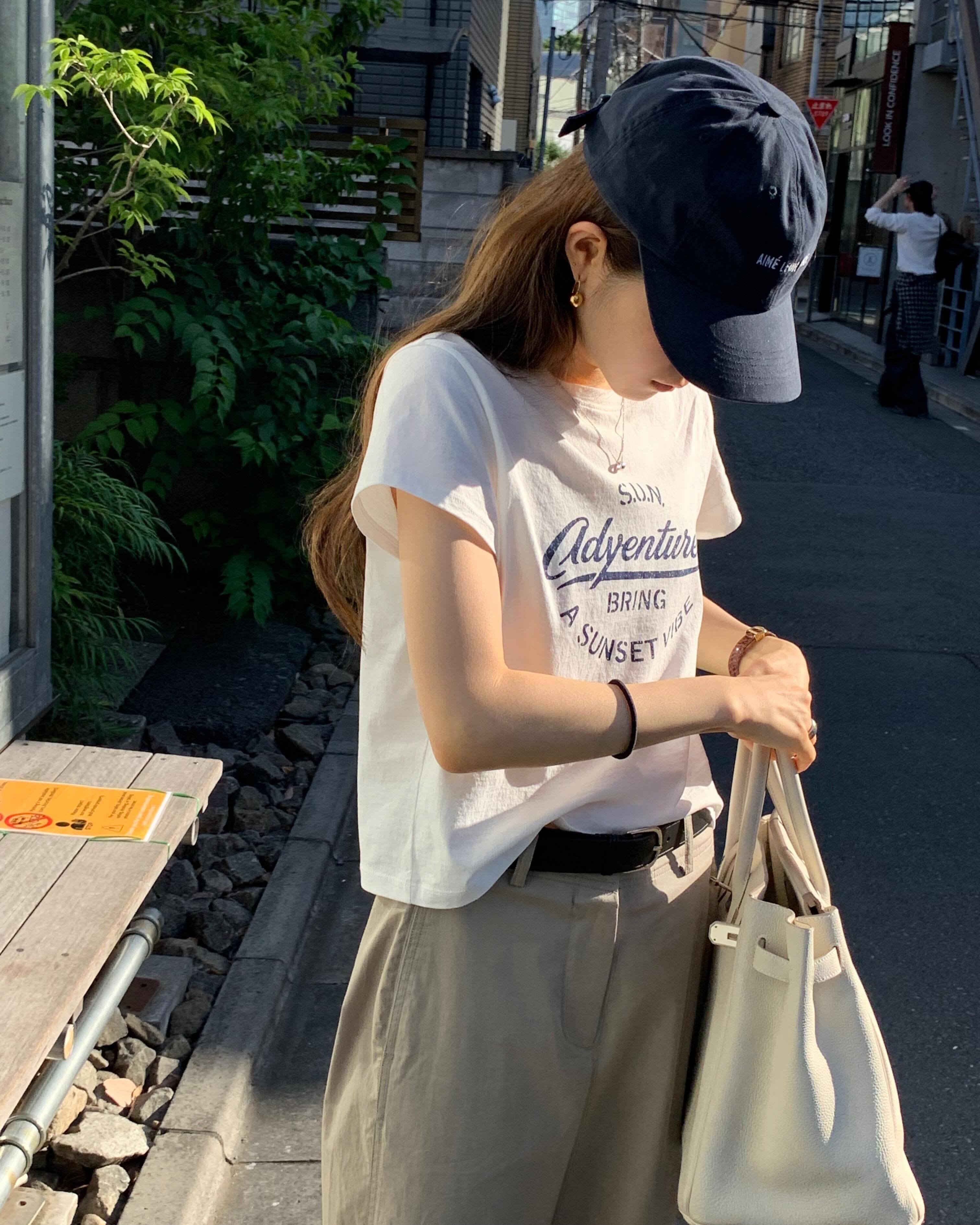 (予約) ounce / Sunset Half Tee / 2color