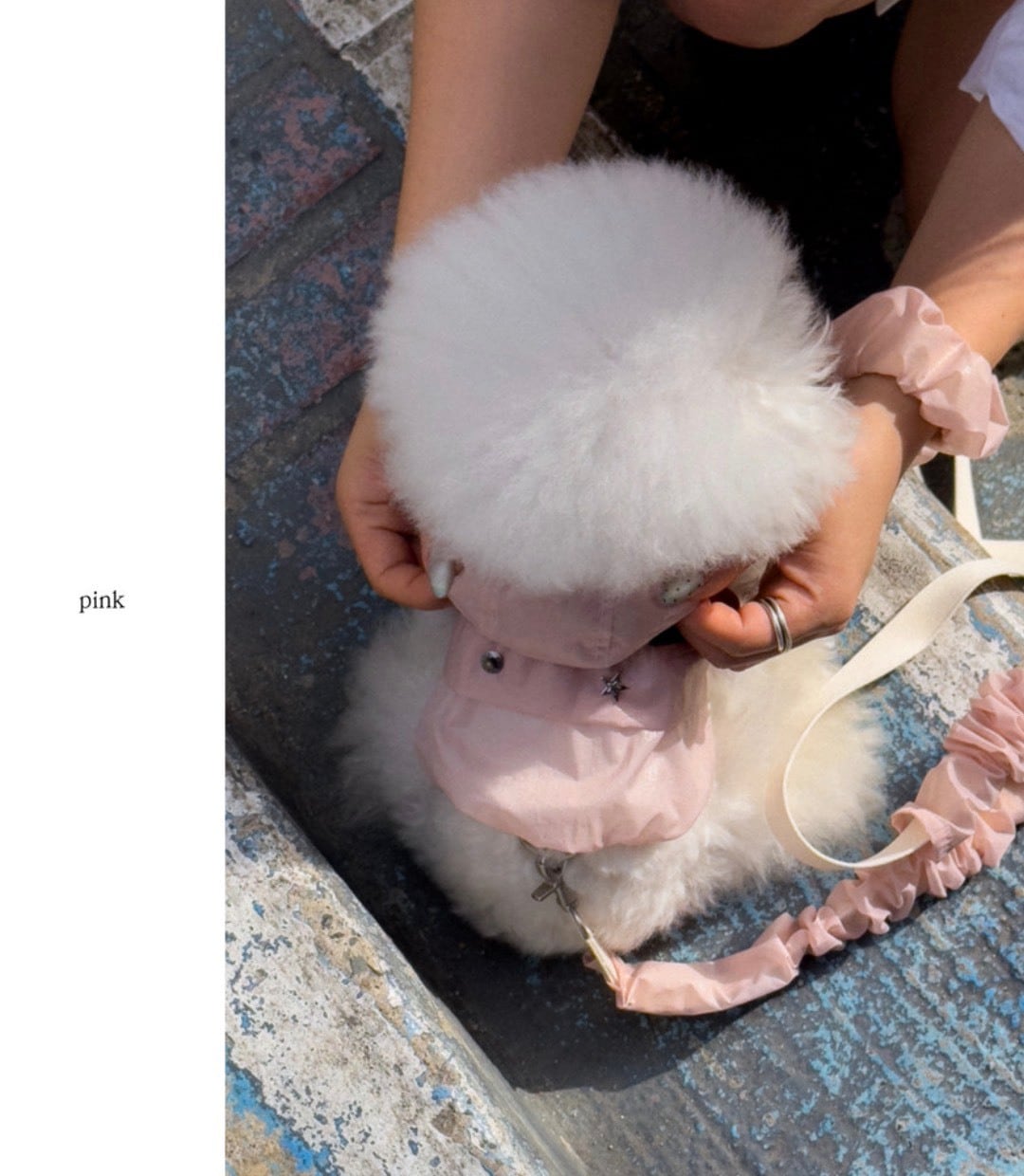 予約【pieonaday】Glow Windbreaker Harnessa (pink)