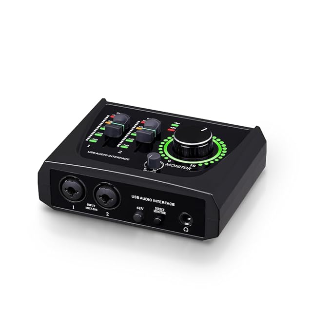 XTUGA KPミキサー、16ビットDSP効果USBオーディオインタフェース効果+