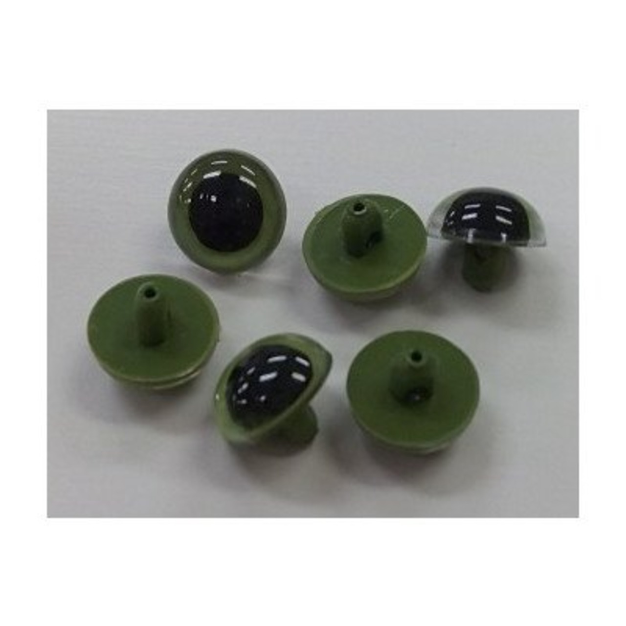 ハマナカ プラスチック・アイ マットカラー(不透明タイプ) グリーン H430-310 9mm 8コ入