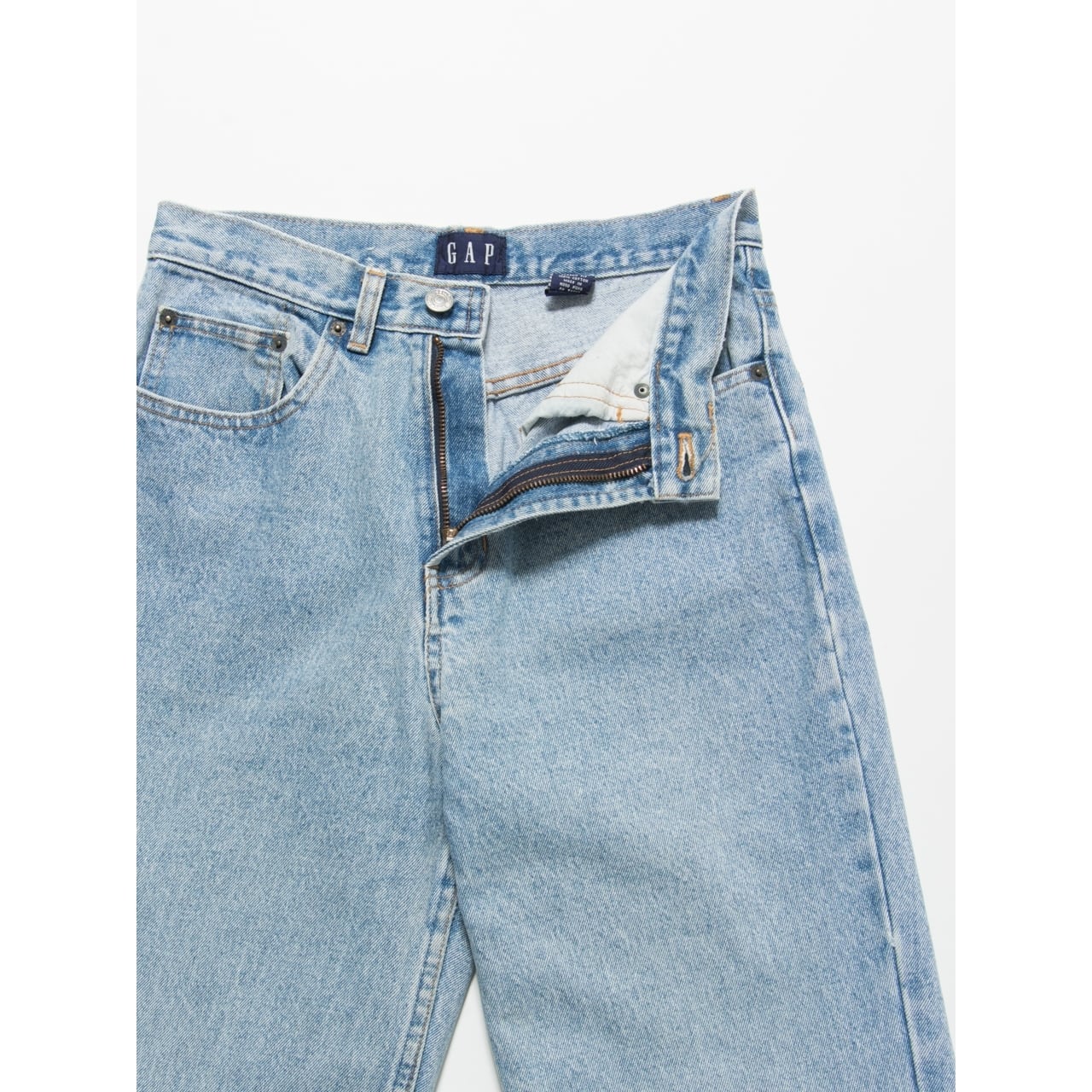 【GAP】90's ice wash tapered denim（オールドギャップ アイスウォッシュ テーパードデニム ジーンズ）2b