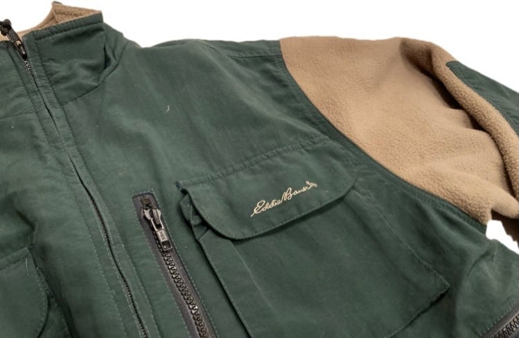 Eddie Bauer Fishing fleece jacket 90’s