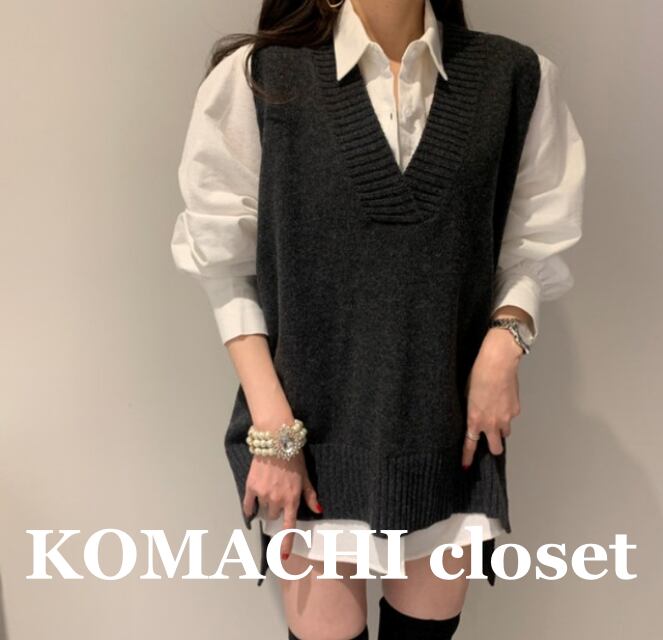 【送料無料】 Vネックセーター ロングバック ベスト カジュアル オーバーサイズ 楽ちん ノースリーブ グレー ライトグレー 韓国 レディース オルチャン 無地 ゆったり 袖なし Vネック プルオーバー 通学 通勤 オフィスカジュアル 重ね着 着回し 普段使い 動きやすい 春 秋 オトナ女子 大人女子 かっこいい シンプル ラフ こなれ感 上品 お洒落 おしゃれ ゆる クール 大人カジュアル 個性的 体型カバー デート 女子会 きちんと 学校行事 きれいめ オフィスカジュアル 30代 40代