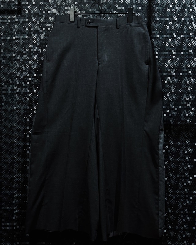 【ÆIEM】再倖築 “DUAL SHADE” Two-Tone Docking Wide Slacks