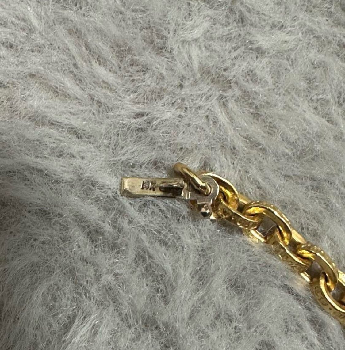 CHROME HEARTS クロムハーツ 22k トリプルクロス ペーパーチェーン 22k